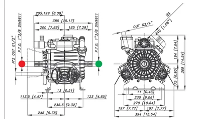 Насос Bertolini PBO*1 1250 VD
